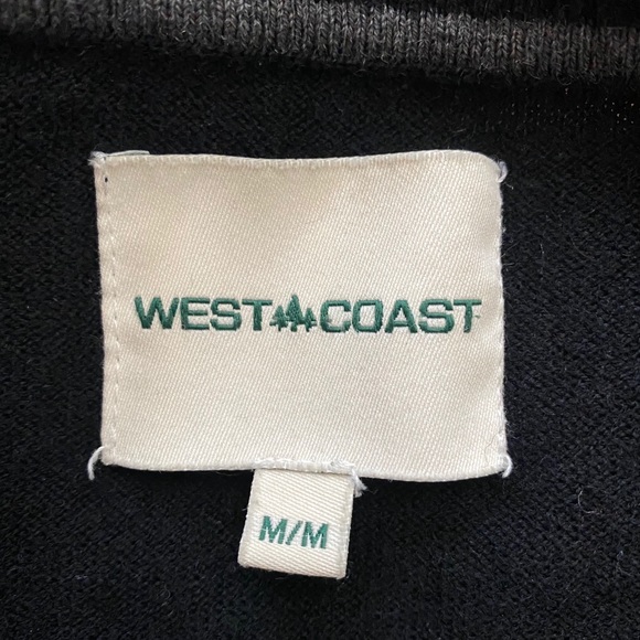 Black V Neck Sweater - Picture 3 of 4